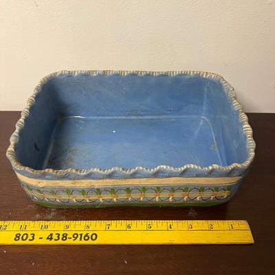 mexican pottery baking dish