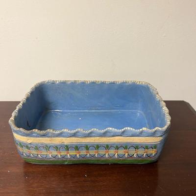 mexican pottery baking dish