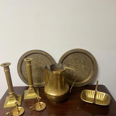 vintage brass lot