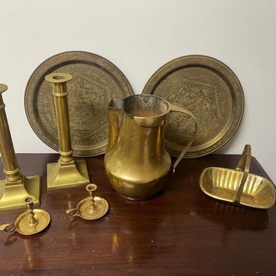 vintage brass lot