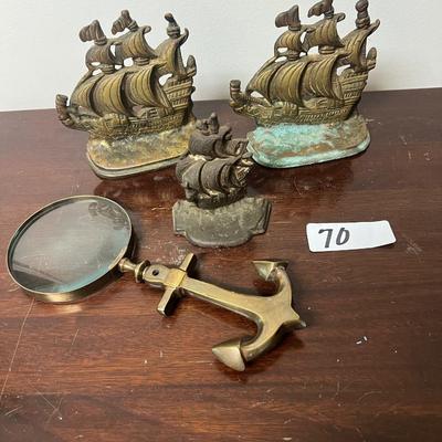 nautical brass lot