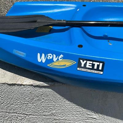 Lot# 196 Blue Life Time “ Wave “ Youth Kayak with Paddle