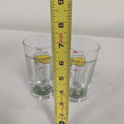 1999 Masters Golf Glasses