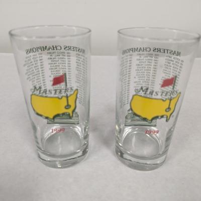 1999 Masters Golf Glasses