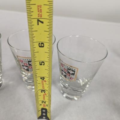 Studebaker & Libby Antique Buggy Cars Glasses