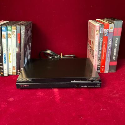Lot# 189 SONY CD/DVD Player with DVD’s (13)
