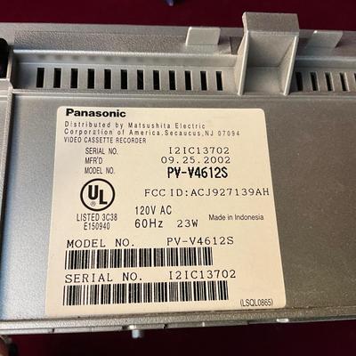 Lot# 197 Panasonic VHS Player with VHS Tapes
