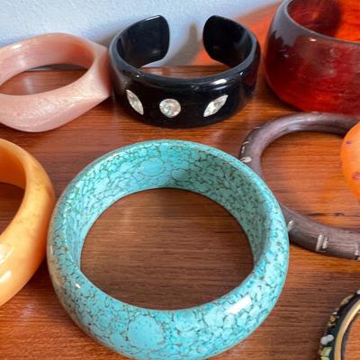 Big Lot Vintage Bracelets Bangles