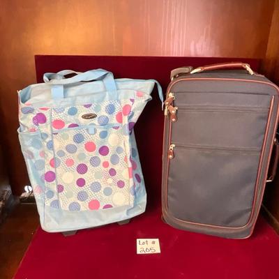 Lot# 205 Samsonite & Olympia Carry-On Luggage