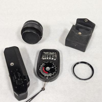 Canon Power Winder A Weston Master II Filters