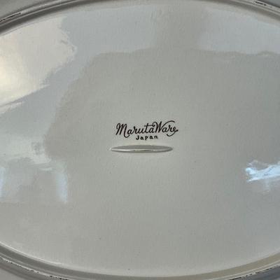 Lot# 210 Vintage Maruta Ware Turkey Platter