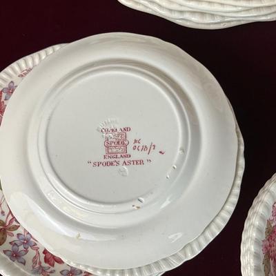 Lot# 219 Lot of Vintage Copeland “Spode Aster” China Set