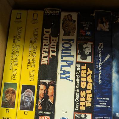 Assortment Of VHS Tapes