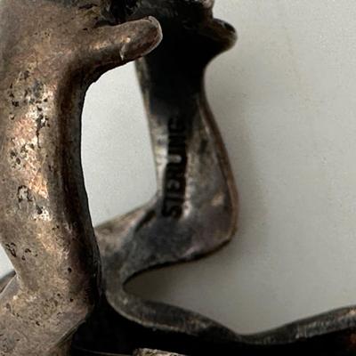 Sterling Silver Monkey Ring