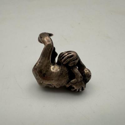 Sterling Silver Monkey Ring