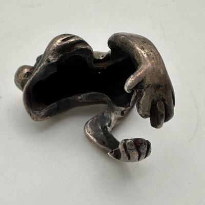 Sterling Silver Monkey Ring