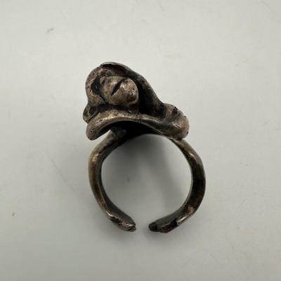 Sterling Silver Monkey Ring