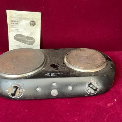 Lot# 222 GE Double Burner
