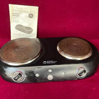 Lot# 222 GE Double Burner