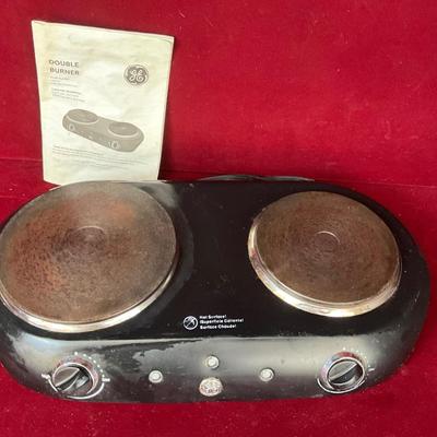 Lot# 222 GE Double Burner