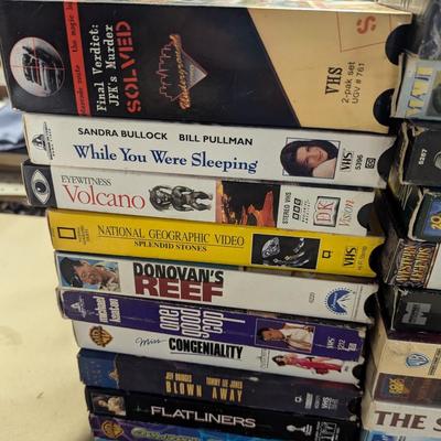 Assortment Of VHS Tapes Choice B