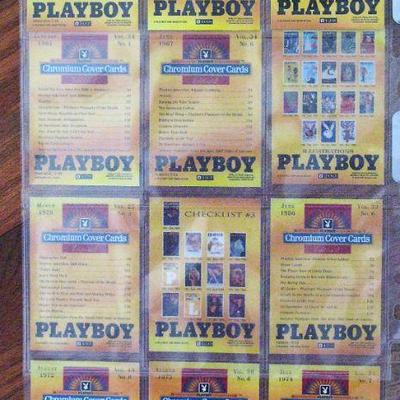 Play Boy Chromium Cover Collectible Cards Set
