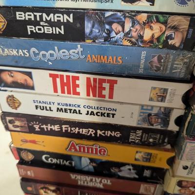 Assortment Of VHS Tapes Choice C