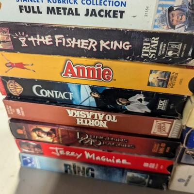 Assortment Of VHS Tapes Choice C