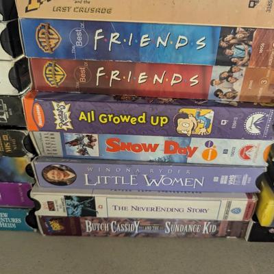 Assortment Of VHS Tapes Choice D