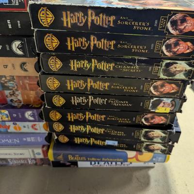 Assortment Of VHS Tapes Choice D