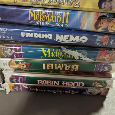 Disney VHS Tapes Choice E