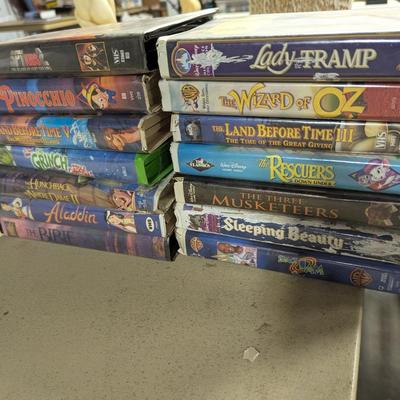 Disney VHS Tapes Choice E
