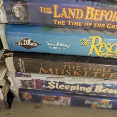 Disney VHS Tapes Choice E