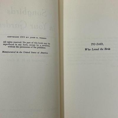 Vintage "Song Birds in Your Garden" Hardcover Book