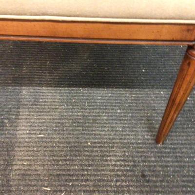 Two Nice Wood And Cloth Armed Chairs