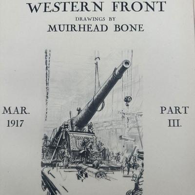 The Western Front - Drawings by Muirhead Bone, Volume 1 & 2