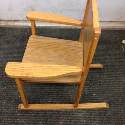 Wood Child’s Rocking Chair.