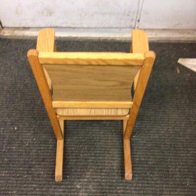 Wood Child’s Rocking Chair.