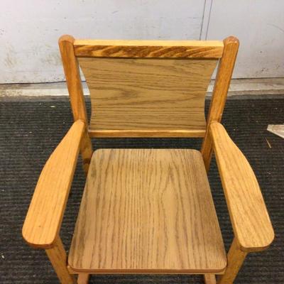 Wood Child’s Rocking Chair.