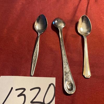 Vintage Gerber Silver Plated Baby Spoon and Friends