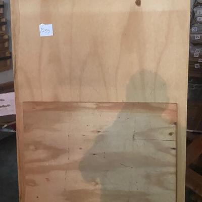 Sheet on Flooring and 1/2 Sheet plywood