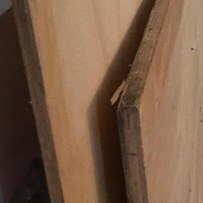 Sheet on Flooring and 1/2 Sheet plywood