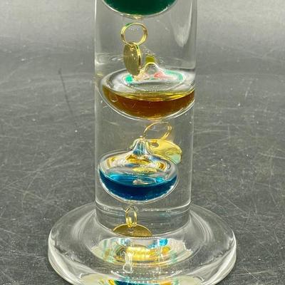 Galileo Style Glass Thermometer