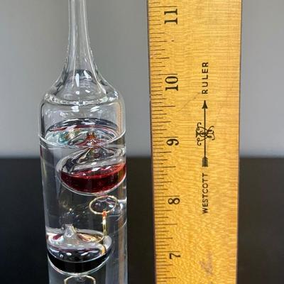 Galileo Style Glass Thermometer