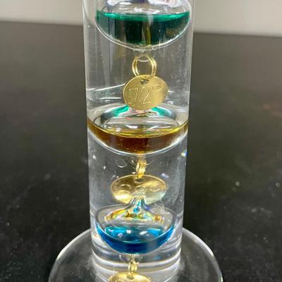 Galileo Style Glass Thermometer