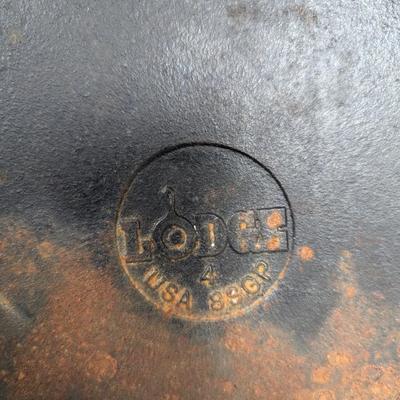 Lodge USA 8SGP Square Griddle Skillet