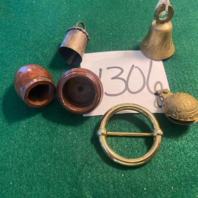 Brass Bell and Hollow Acorn
