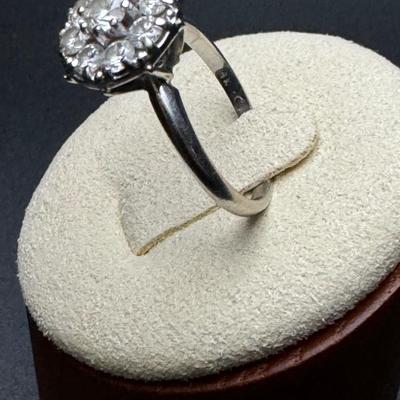 9 Diamond 14K Dinner Ring