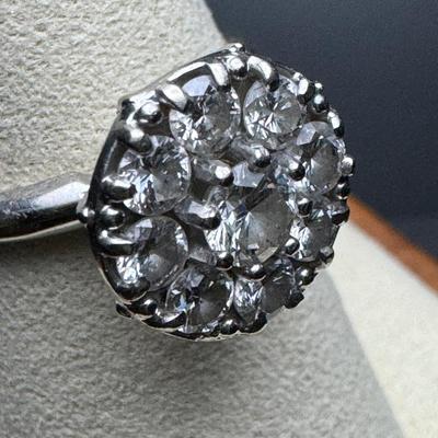 9 Diamond 14K Dinner Ring