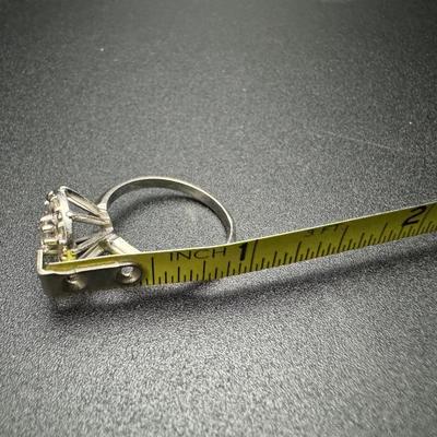 9 Diamond 14K Dinner Ring